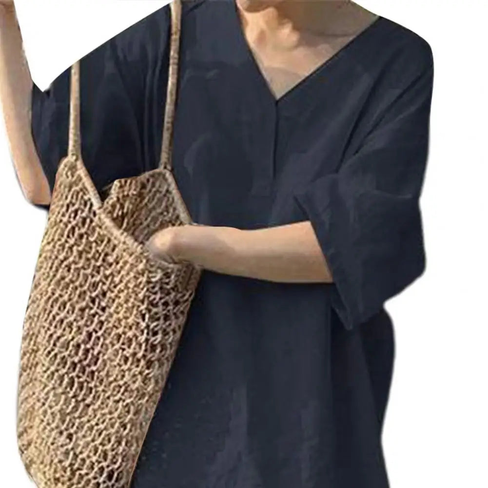 Cotton Linen Blend Day Dress