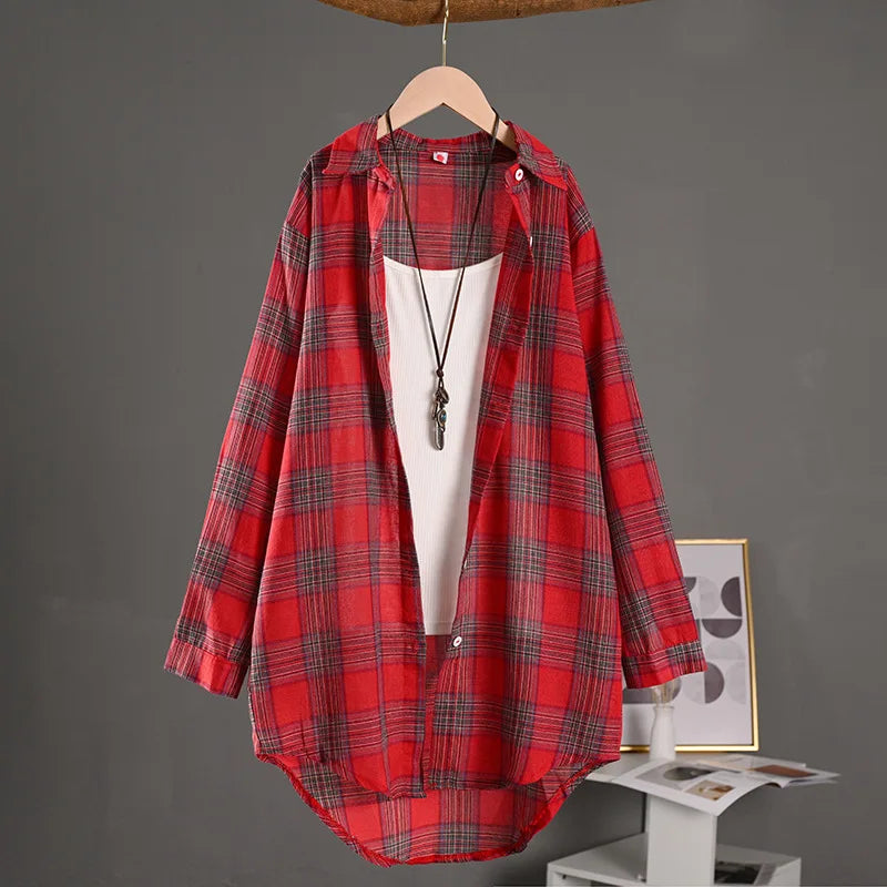 Linen Blouses Woman Women&
