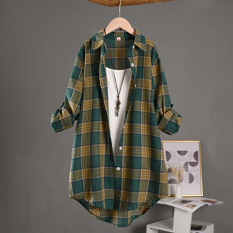 Linen Blouses Woman Women&