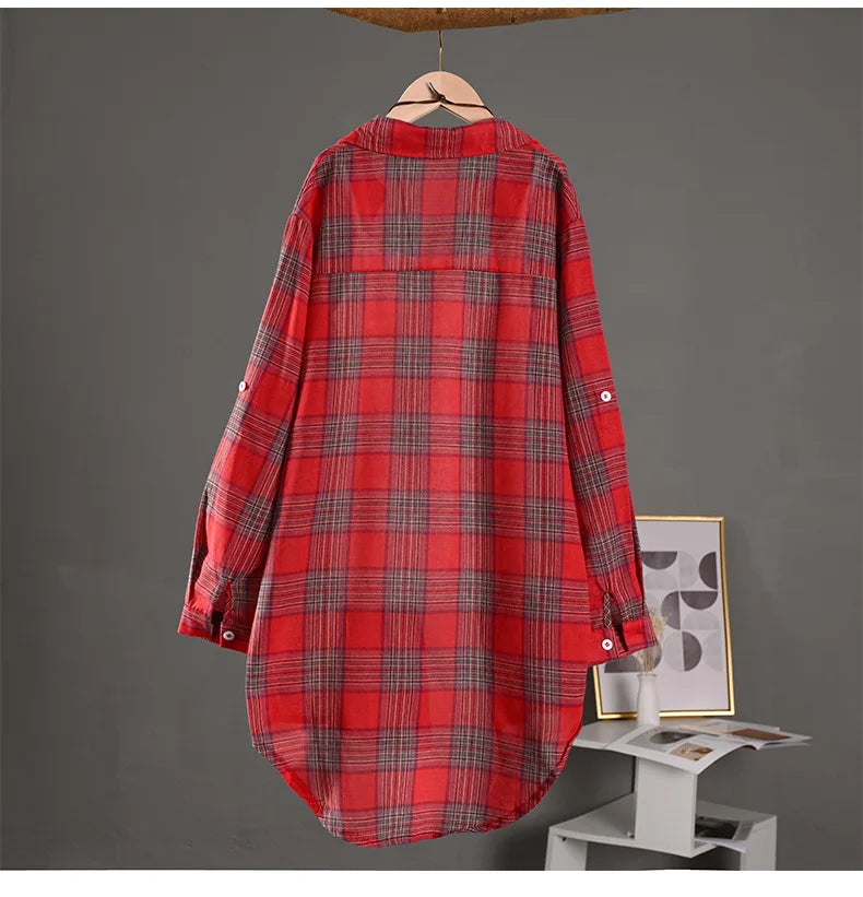 Linen Blouses Woman Women&
