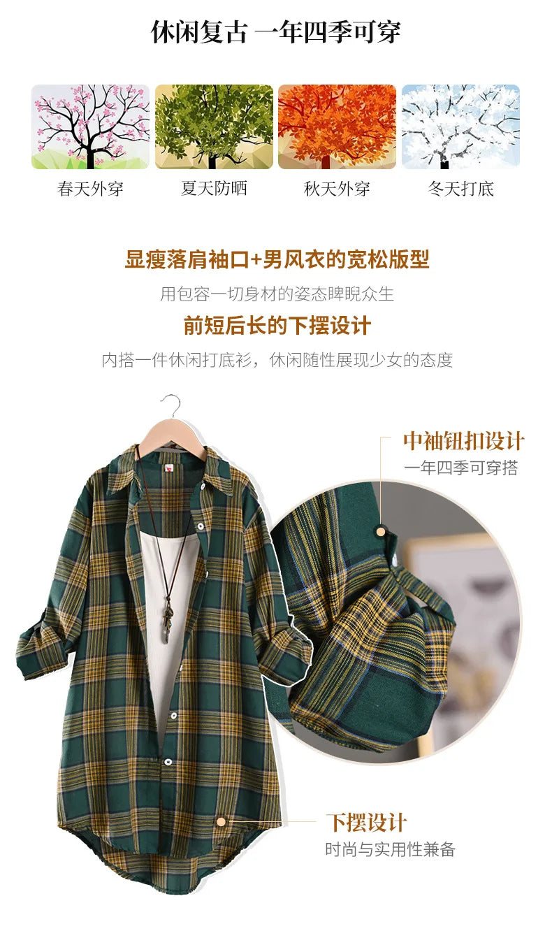 Linen Blouses Woman Women&