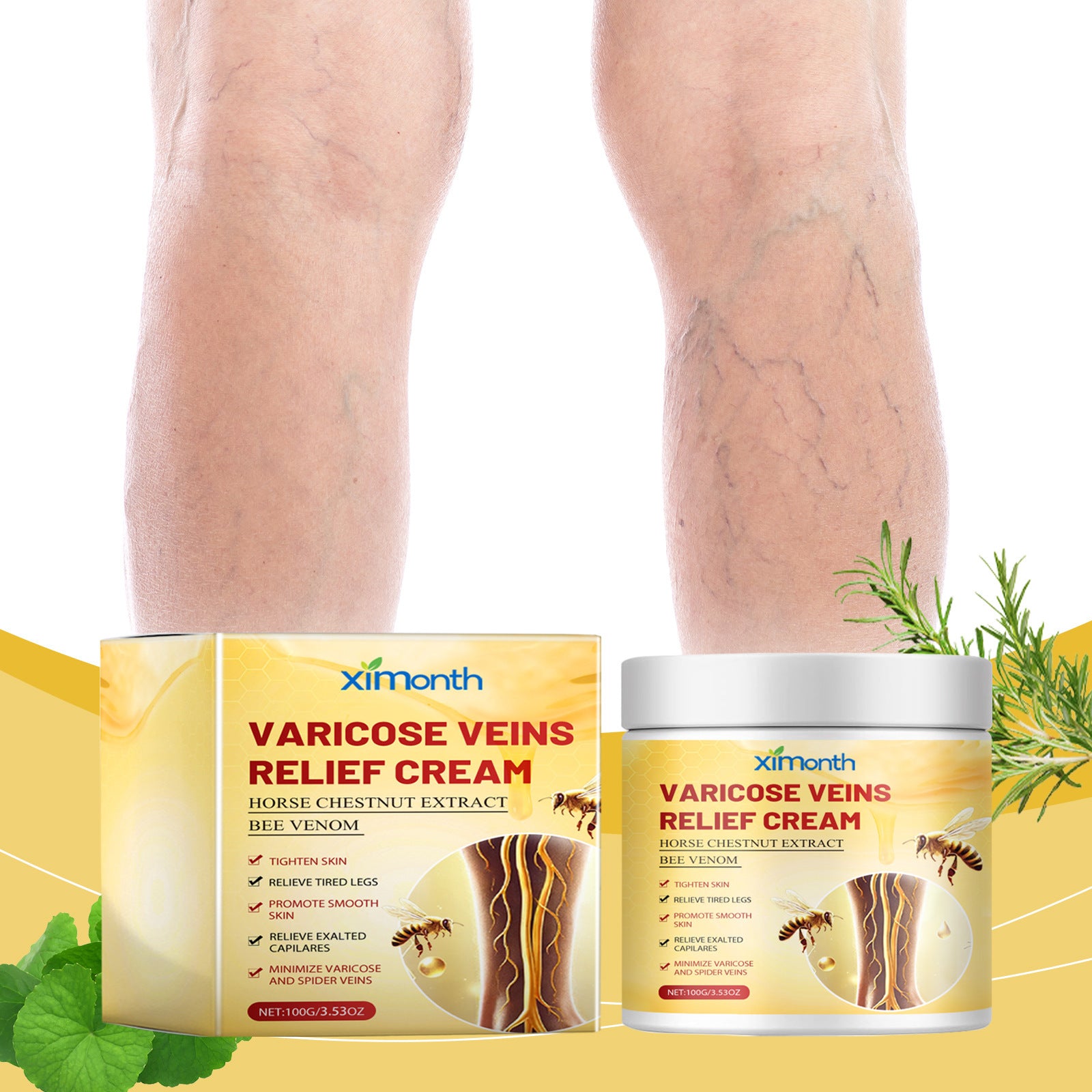 Soothing Bee Venom, Vein Repair Cream