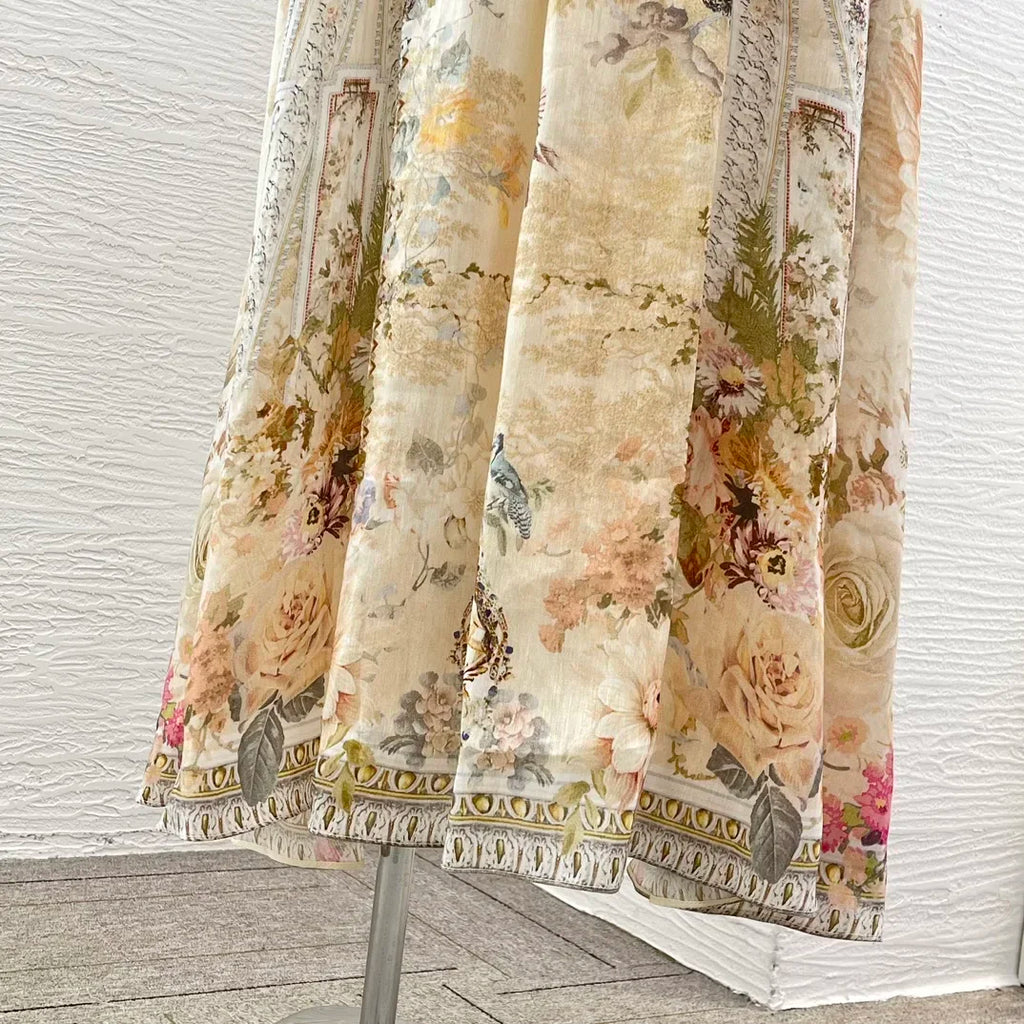 Linen Silk 2026 Gala Attractive Dress