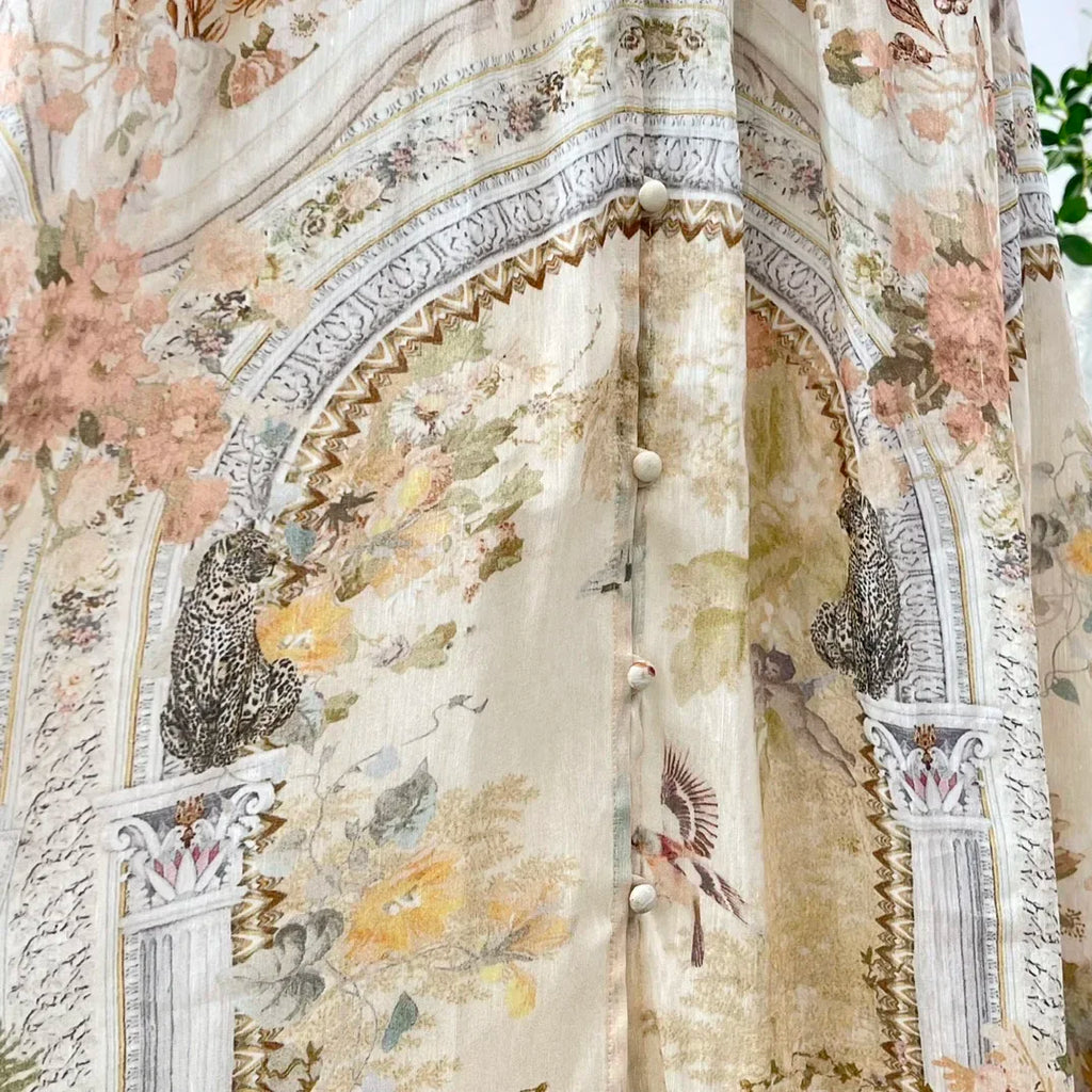 Linen Silk 2026 Gala Attractive Dress