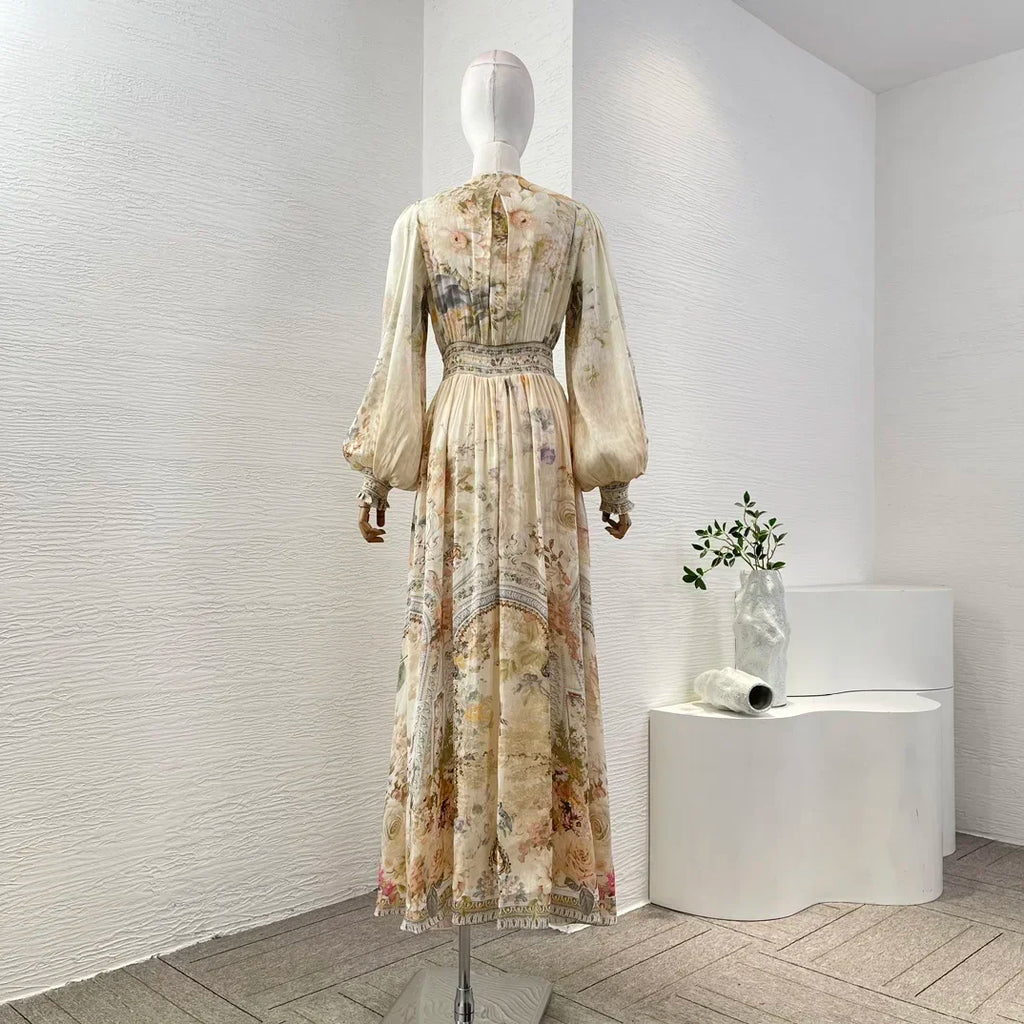 Linen Silk 2026 Gala Attractive Dress