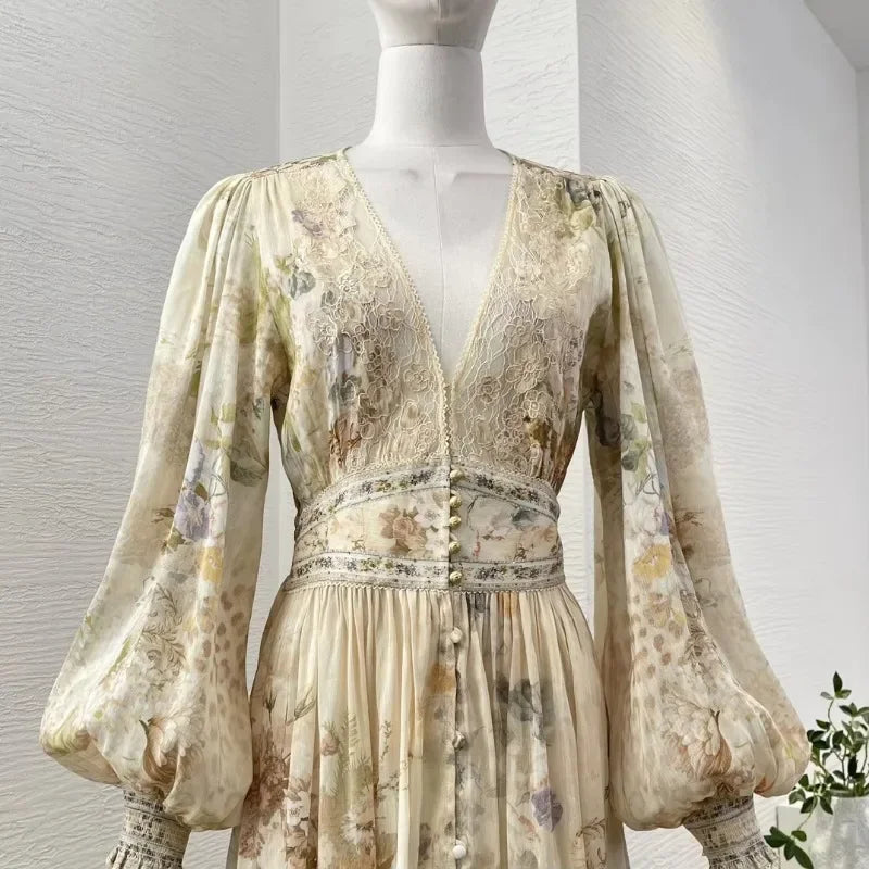 Linen Silk 2026 Gala Attractive Dress