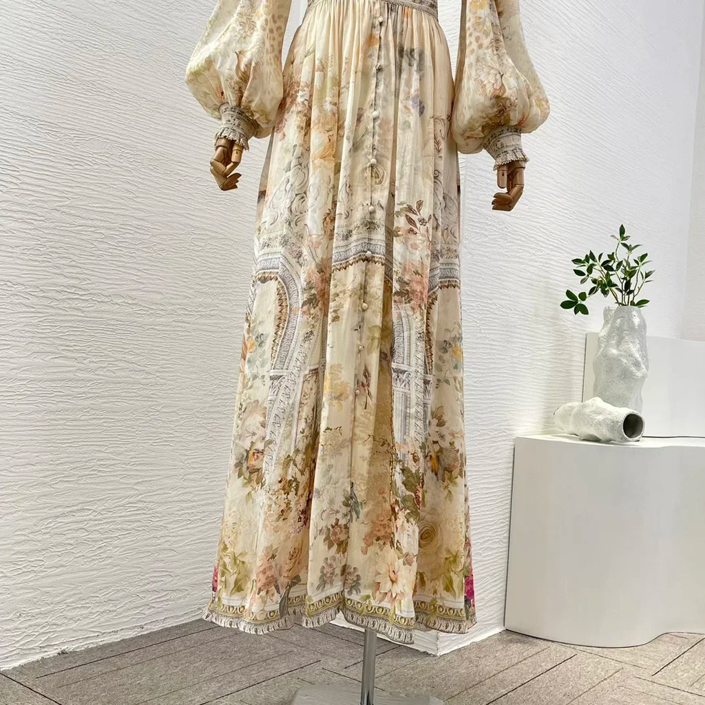 Linen Silk 2026 Gala Attractive Dress