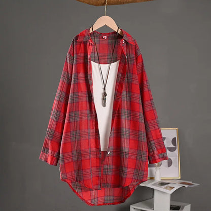 Linen Blouses Woman Women&