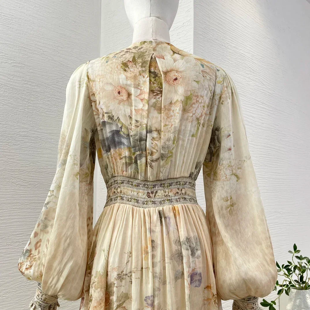 Linen Silk 2026 Gala Attractive Dress