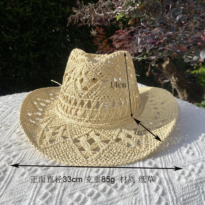 Cow girl/boy hat in straw
