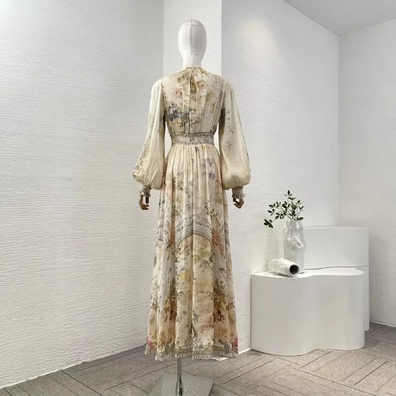 Linen Silk 2026 Gala Attractive Dress