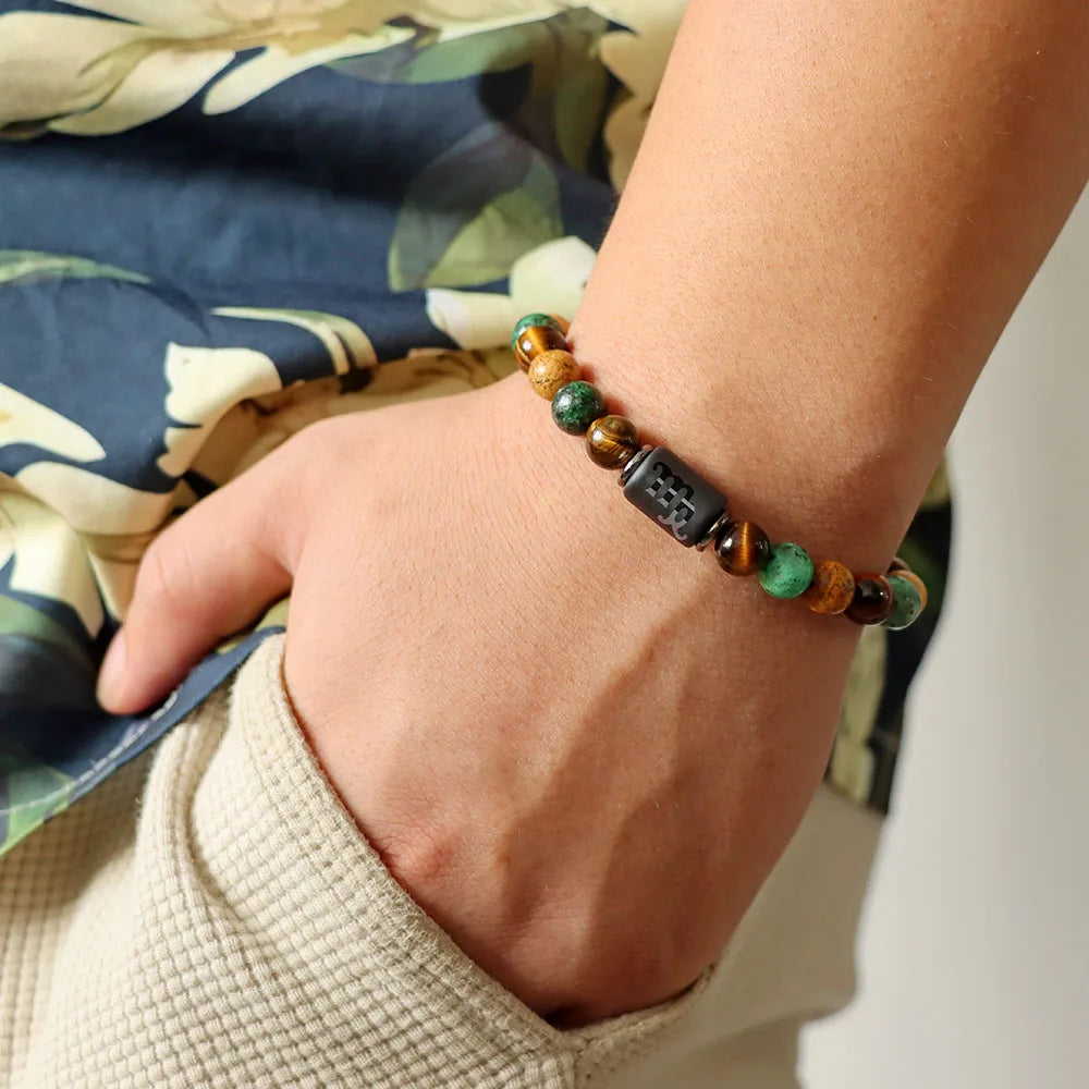Ziahme Zodiac Signs Natural Stone Bracelets