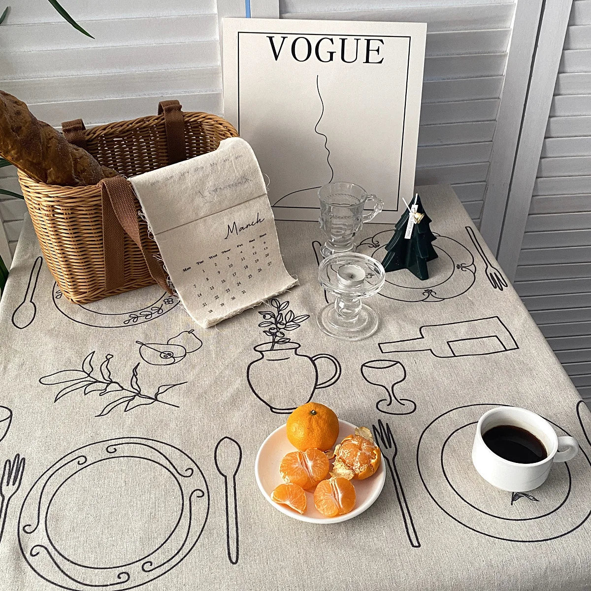 Ziahme Linen Table Cloth