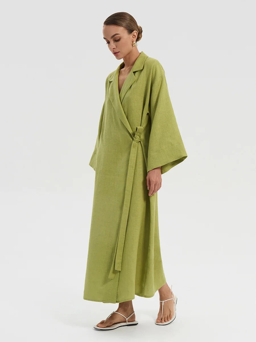Ziahme Cotton and Linen Dress Women's Autumn 2026