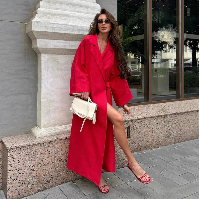 Ziahme Cotton and Linen Dress Women's Autumn 2026