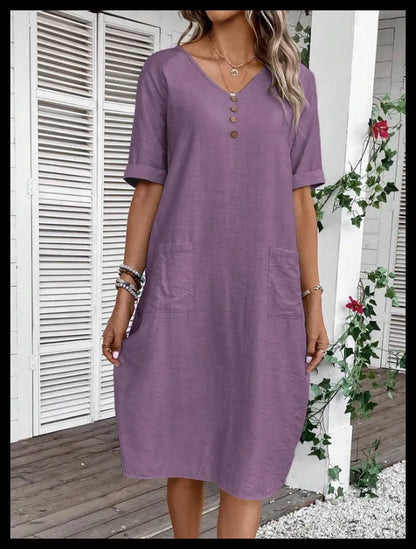 Cotton Linen Casual Women&