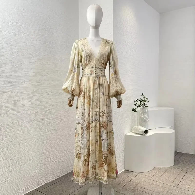 Linen Silk 2026 Gala Attractive Dress
