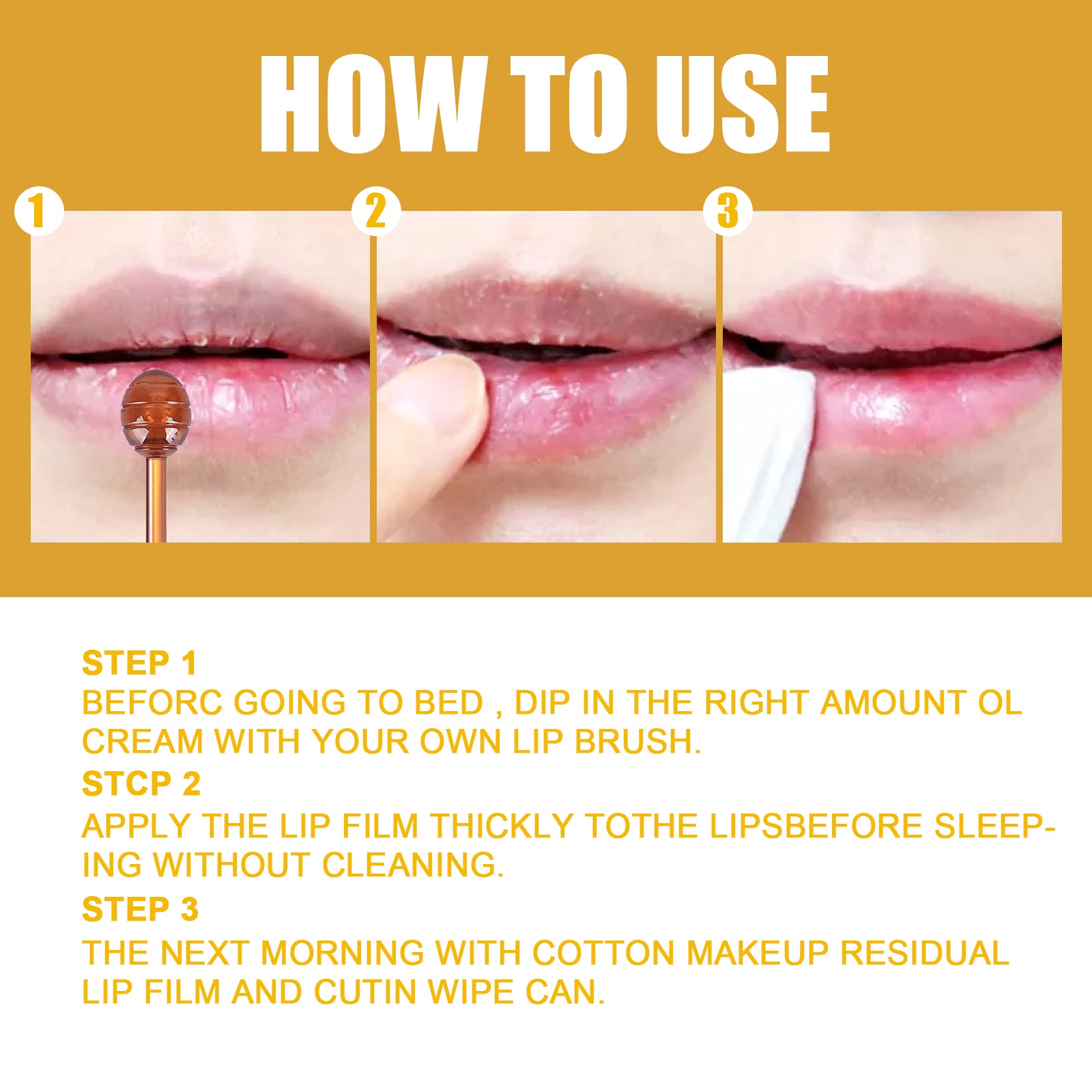 Bee Honey Lip Mask, Exfoliating Lip Care